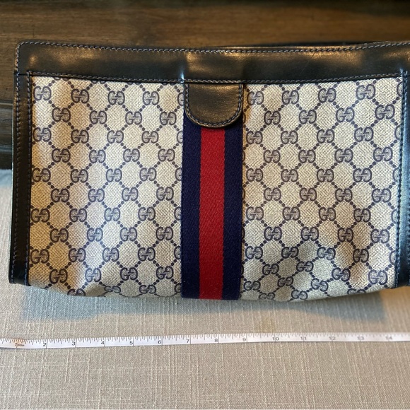 Gucci | Clutch | Large | Monogramsherry Canvas - Picture 4 of 5